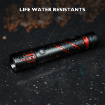 Aluminum Outdoor Laser Flashlight –Waterproof & Rechargeable