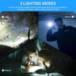USB Rechargeable Aluminum Flashlight – 3 Modes & Safe