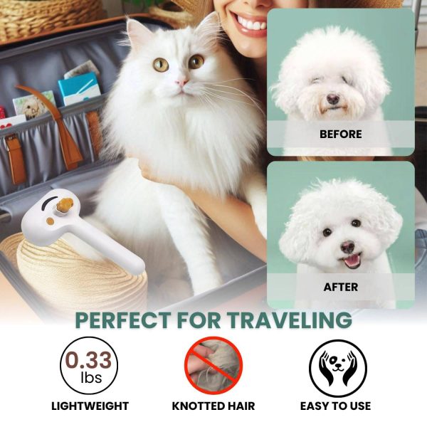 Steam Pet Brush – Spray Hair Removal Comb for Cats & Dogs