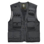 Multi-functional Outdoor Quick-Drying Vest w/ Mesh & Zipper