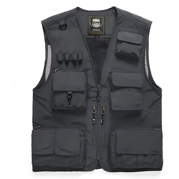 Multi-functional Outdoor Quick-Drying Vest w/ Mesh & Zipper