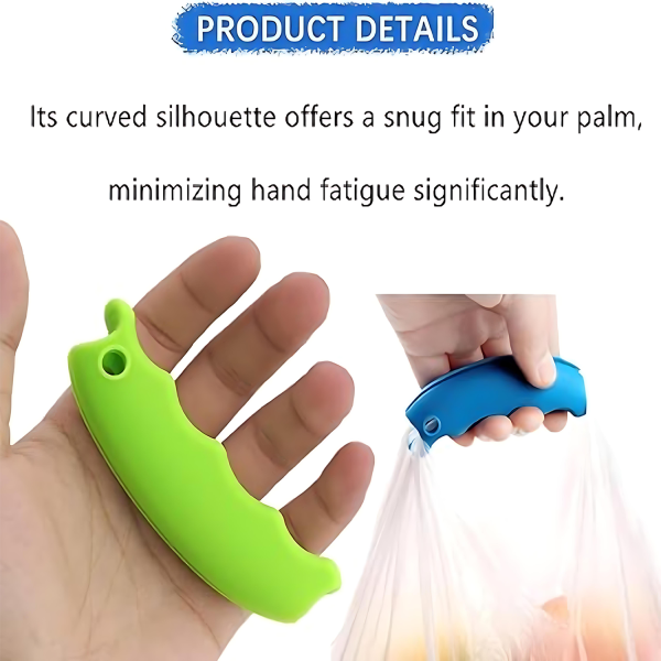 Shopping Bag Silicone Handle Grip – Reusable Carrier Tool