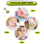Kids' Reusable Fruit Ice Pack - Hot & Cold for Pain Relief