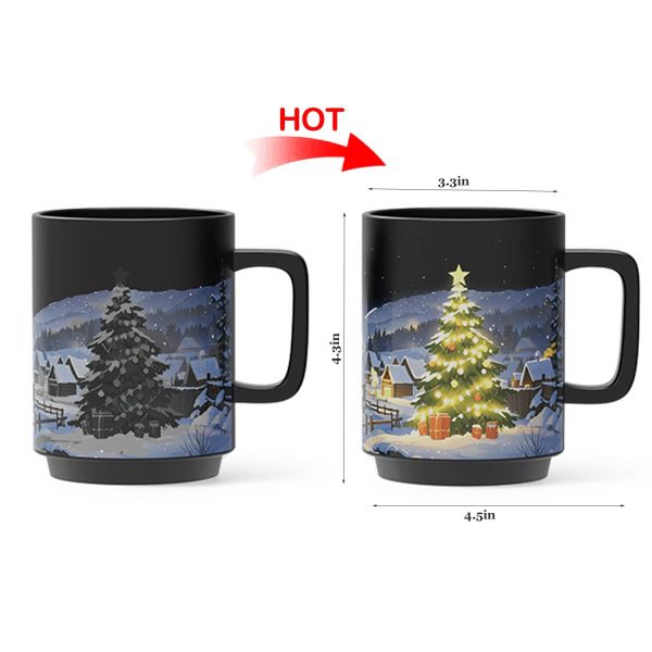 13oz Custom Color-Changing Ceramic Mug for Household Office