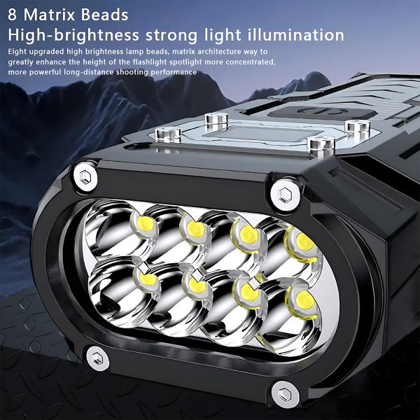 Waterproof Working Flashlight — Rechargeable & Portable