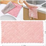 Thick Microfiber Dish Cloth – Absorbent & Scratch-Free