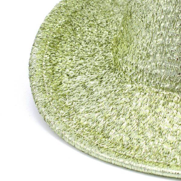 Lightweight Holographic Cotton Party Cowboy Hat