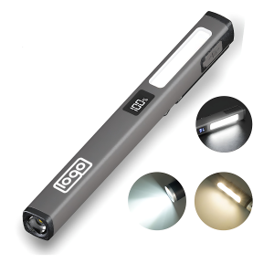 USB Rechargeable Pen Flashlight w/ Clip – Multi-Use Design