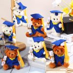 Adorable Graduation Plush Doctor Bear Toy – Perfect Keepsake
