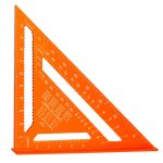 7 Inch Aluminum Triangle Ruler-Metric & Imperial Scale