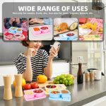 Leakproof Silicone Food Storage Box – Portable & Compartment