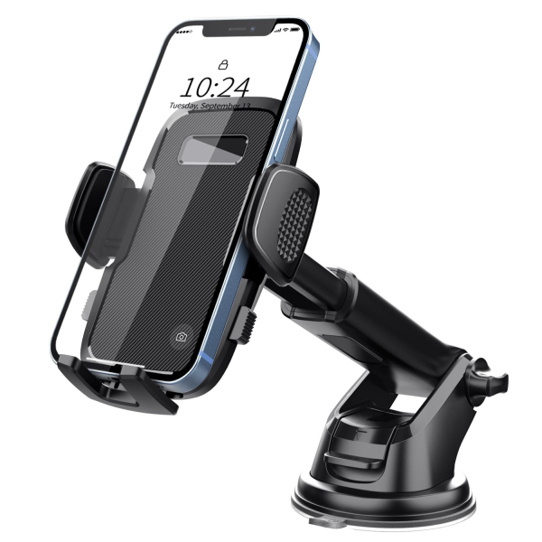 Adjustable Car Phone Holder With Suction Mount