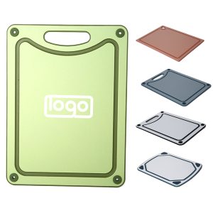 Recyclable PP Cutting Board-Veggies & Meat w/Juice Groove