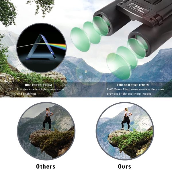 High-Power HD Mini Night Vision Binoculars-Outdoors