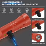 Emergency Safety Flashlight – Window Breaker & Strobe Light
