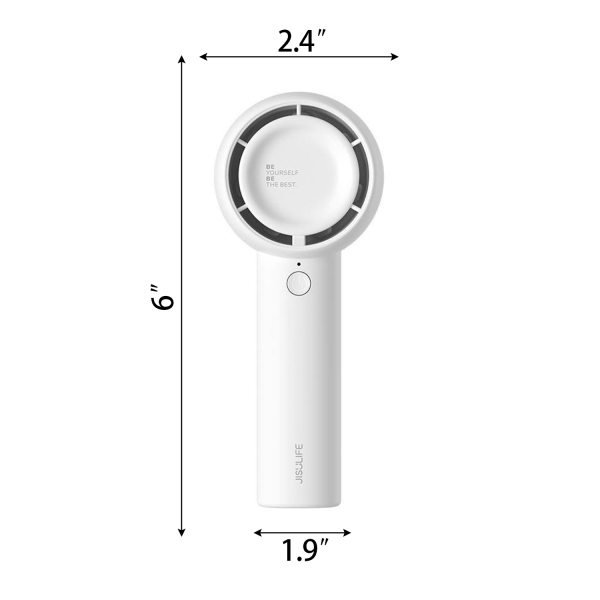 Mini Bladeless Handheld Fan – USB Rechargeable & Portable