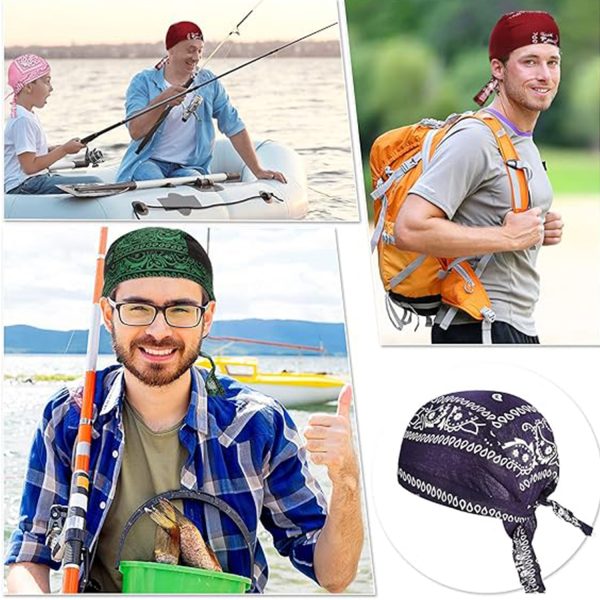 Outdoor Cycling Pirate Hat – Cotton Paisley Bandana