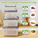 Portable Double-Layer Picnic Basket with Drain—Fridge Safe