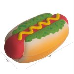 Hot Dog-Shaped PU Foam Stress Toy – Fun & Squeezable