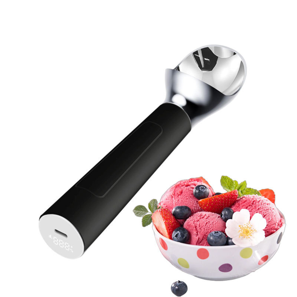 Heated Ice Cream Scoop – Stainless Steel & Ergonomic