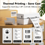Portable Thermal Bluetooth Label Printer for Small Business