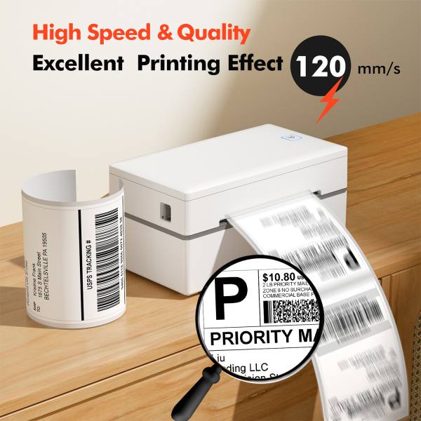Portable Thermal Bluetooth Label Printer for Small Business