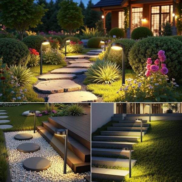Outdoor Solar LED Garden Lights—Ground Insertion Decor