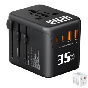 35W Universal Fast Charging Travel Adapter Compatible & Safe