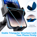 Adjustable Car Phone Holder With Suction Mount