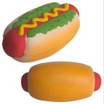 Hot Dog-Shaped PU Foam Stress Toy – Fun & Squeezable