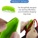Shopping Bag Silicone Handle Grip – Reusable Carrier Tool