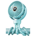 Octopus Mini Fan – Rechargeable with Digital Display