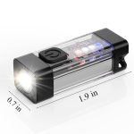 Mini Type-C Magnetic Flashlight Keychain