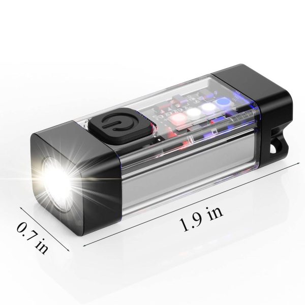 Mini Type-C Magnetic Flashlight Keychain