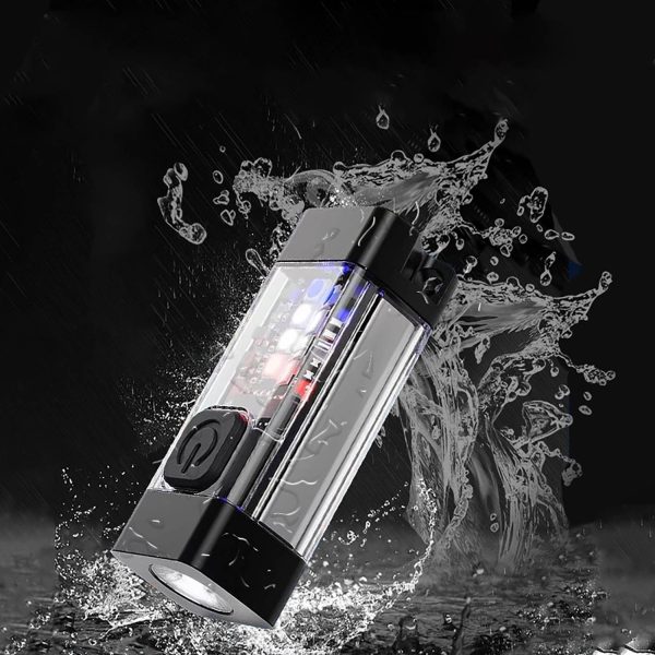 Mini Type-C Magnetic Flashlight Keychain