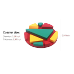 2-in-1 Rotatable Silicone Phone Stand & Drink Coaster