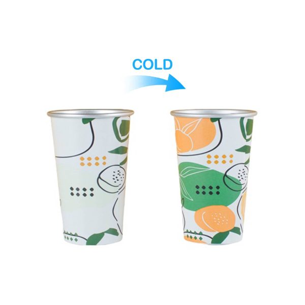 15oz Color-Changing Aluminum Cup – Roll Edge & Outdoor Use
