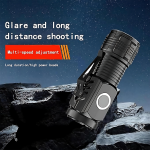 Three-Eyed Rechargeable LED Flashlight – Zoom & Magnetic