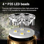 Outdoor Rechargeable Flashlight – Long-Range & Waterproof