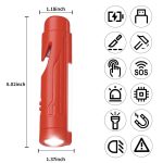 Emergency Safety Flashlight – Window Breaker & Strobe Light