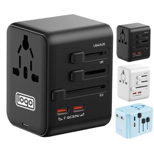 Universal GaN Fast Charging Travel Adapter–Worldwide Use
