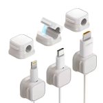 6PCS Magnetic Cable Clips – Desk & Phone Cord Organizer