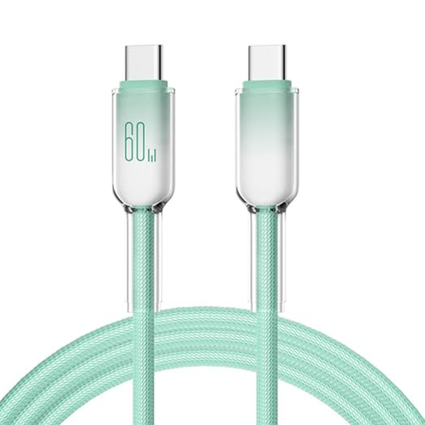 60W Fast Charging USB Type-C Cable – Ice Crystal Design