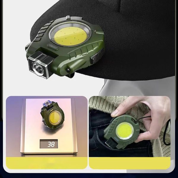 Magnetic Motion Sensor Headlamp with Clip & Bottle Opener
