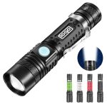 Multi-Function Zoom LED Flashlight – Compact & Rechargeable