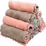 Thick Microfiber Dish Cloth – Absorbent & Scratch-Free