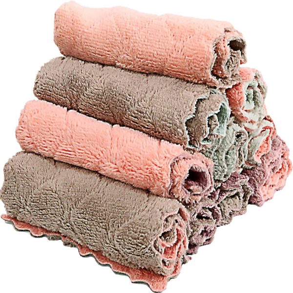 Thick Microfiber Dish Cloth – Absorbent & Scratch-Free