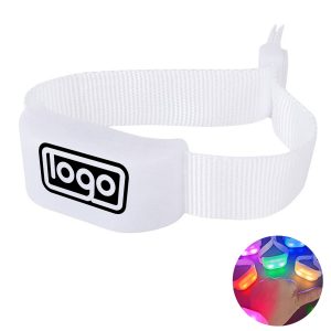 LED Light Up Wristband – Adjustable ABS Bracelet for Party