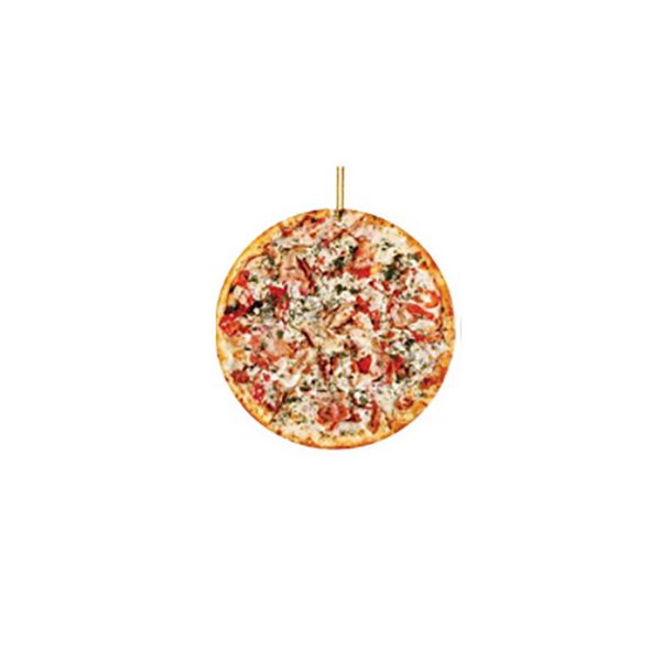 Cute Acrylic Pizza Slice Christmas Ornament For Tree Decor