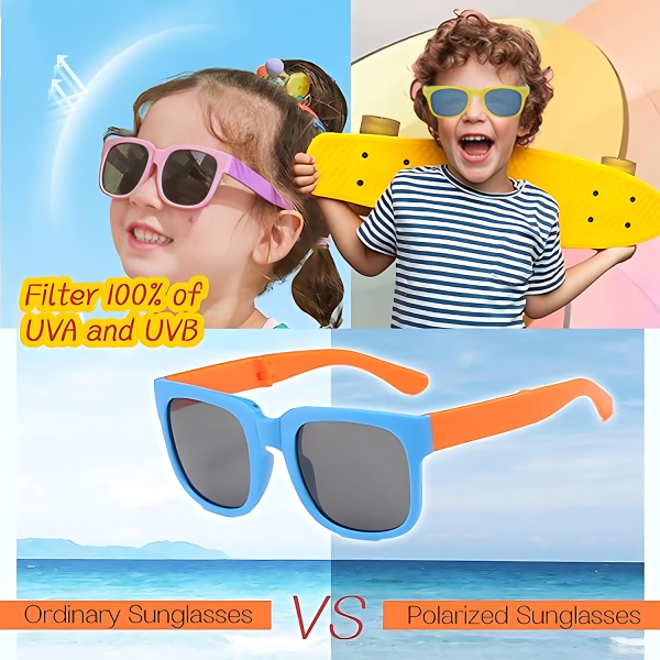 Foldable Children's Sunglasses – UV Protection & Lightweight